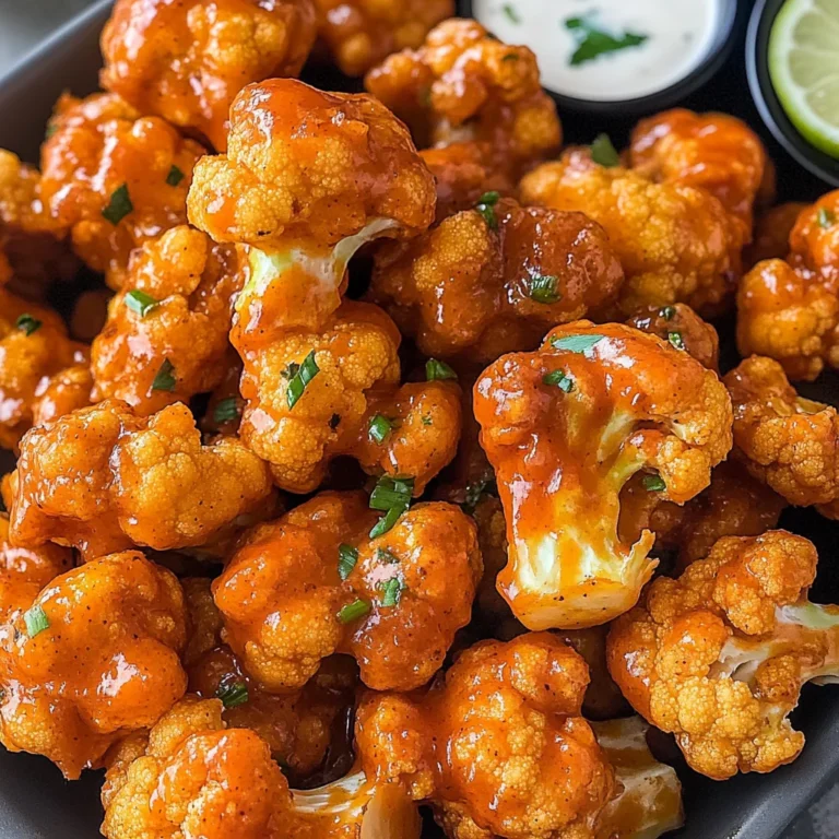 Air Fryer Buffalo Cauliflower Recipe