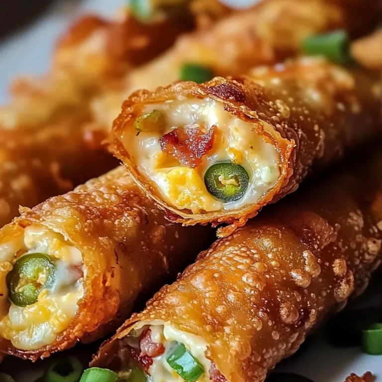 Bacon Jalapeño Eggrolls