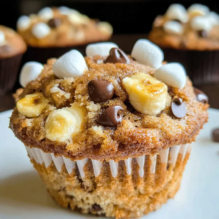 Banana S’mores Muffins