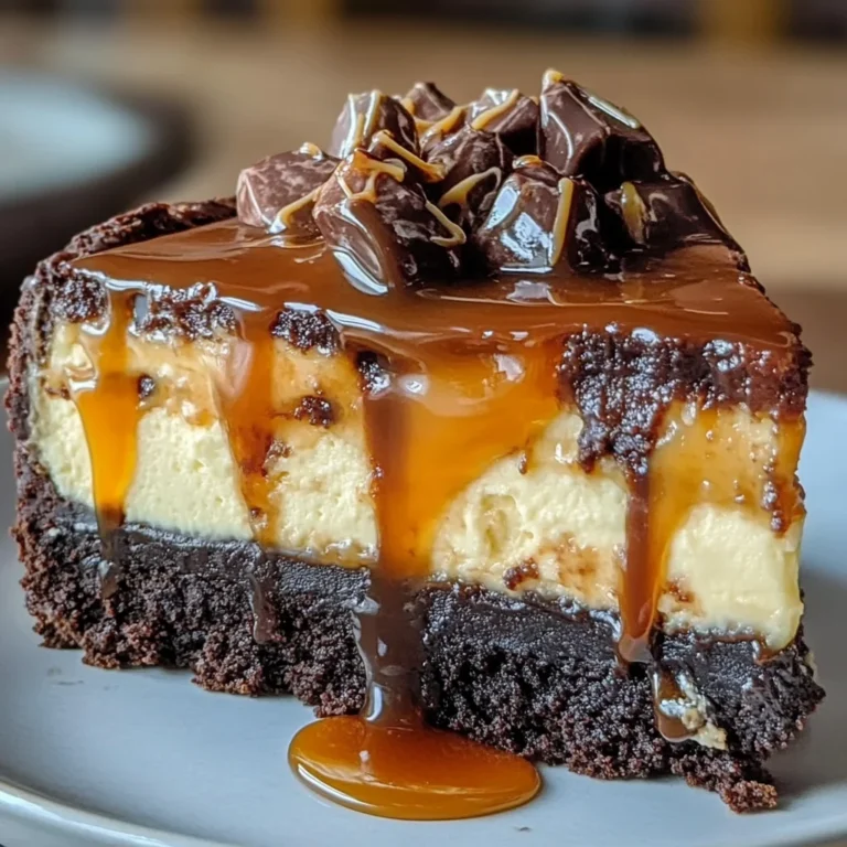 Caramel Brownie Cheesecake