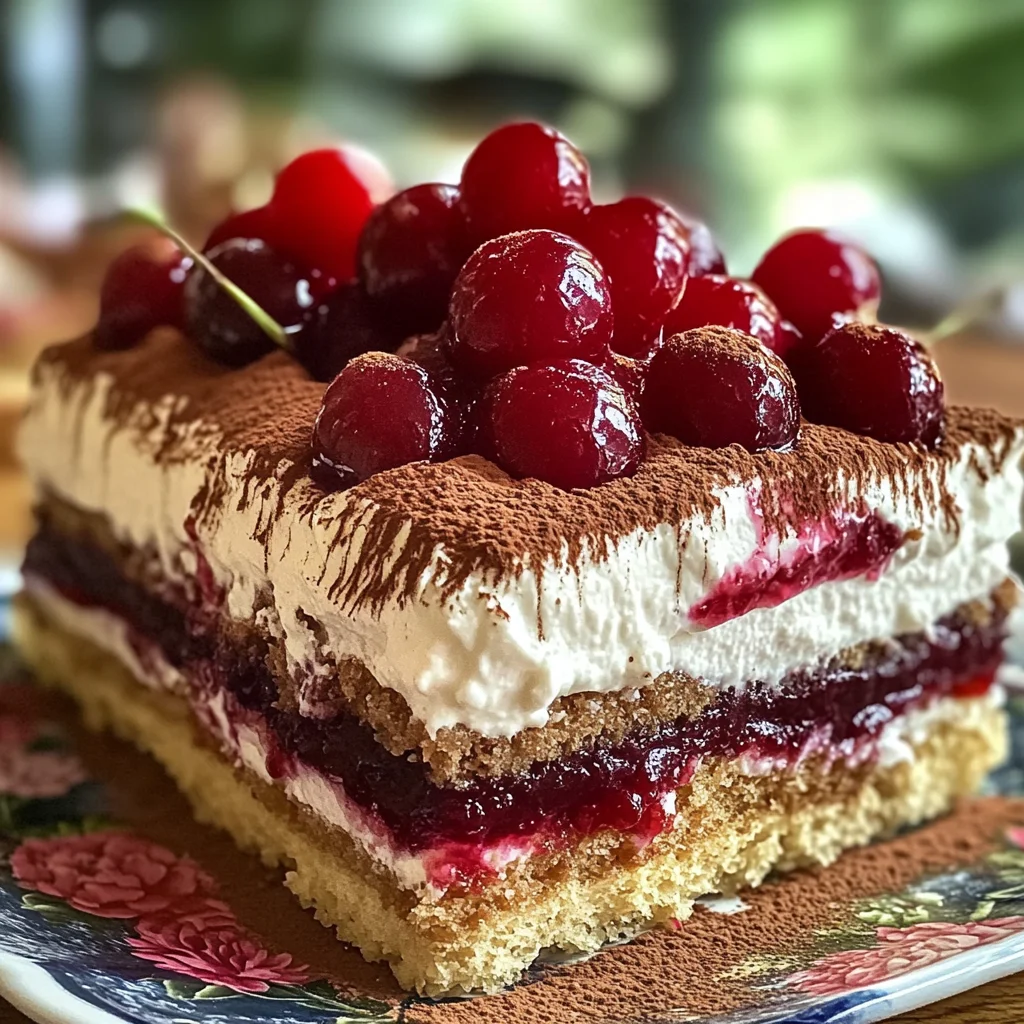 Cherry Amaretto Tiramisu Dessert: A Decadent Twist on a Classic Italian Treat