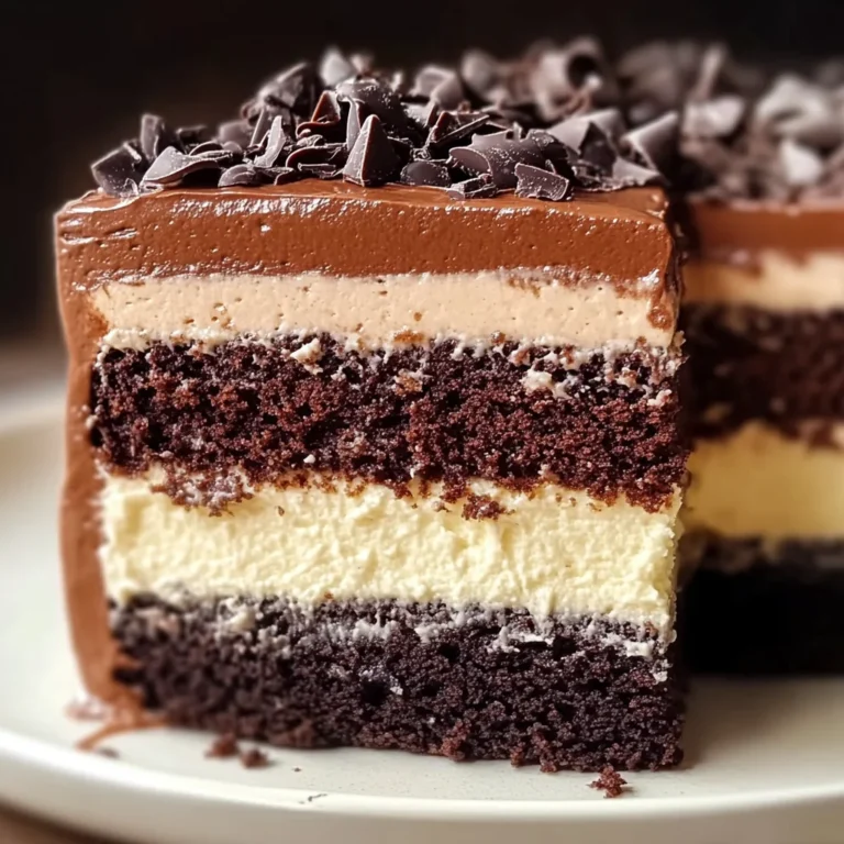 Chocolate Mousse Layer Cake