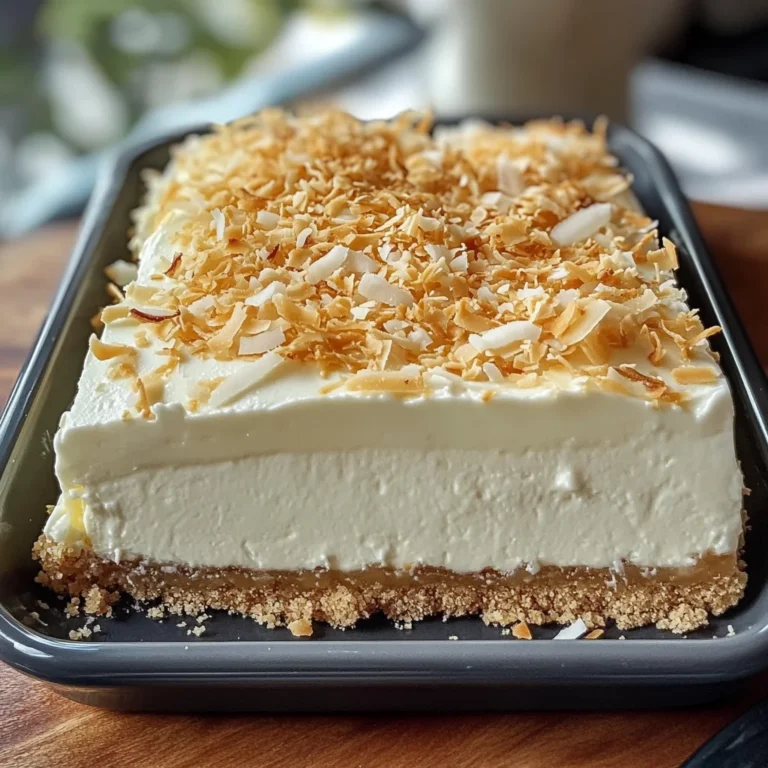 Coconut Cream Lush: A Creamy, No-Bake Dessert for Every Occasion