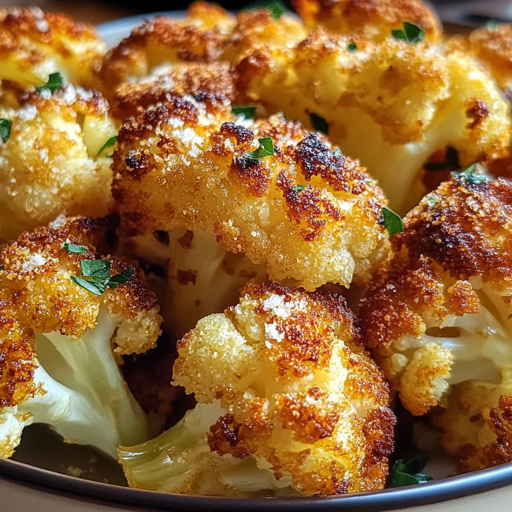 Crispy Roasted Cauliflower