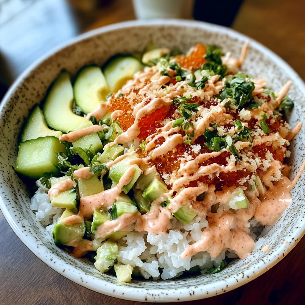 Crunch Roll Sushi Bowl