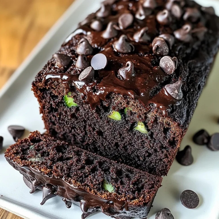 Double Chocolate Zucchini Bread