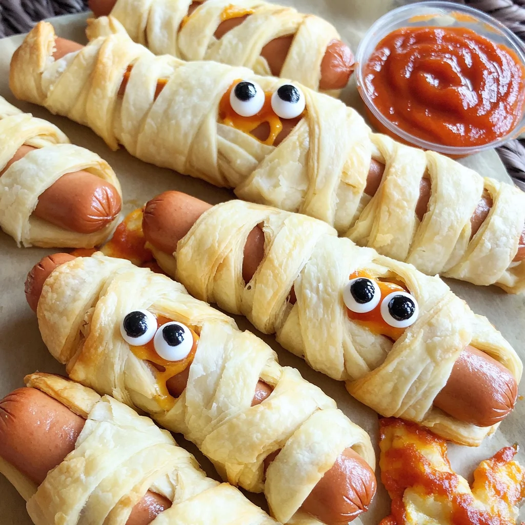 Easy Mummy Hot Dogs Recipe