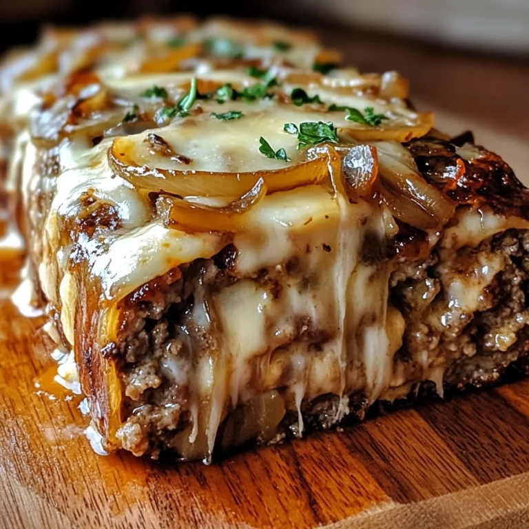 French Onion Meatloaf