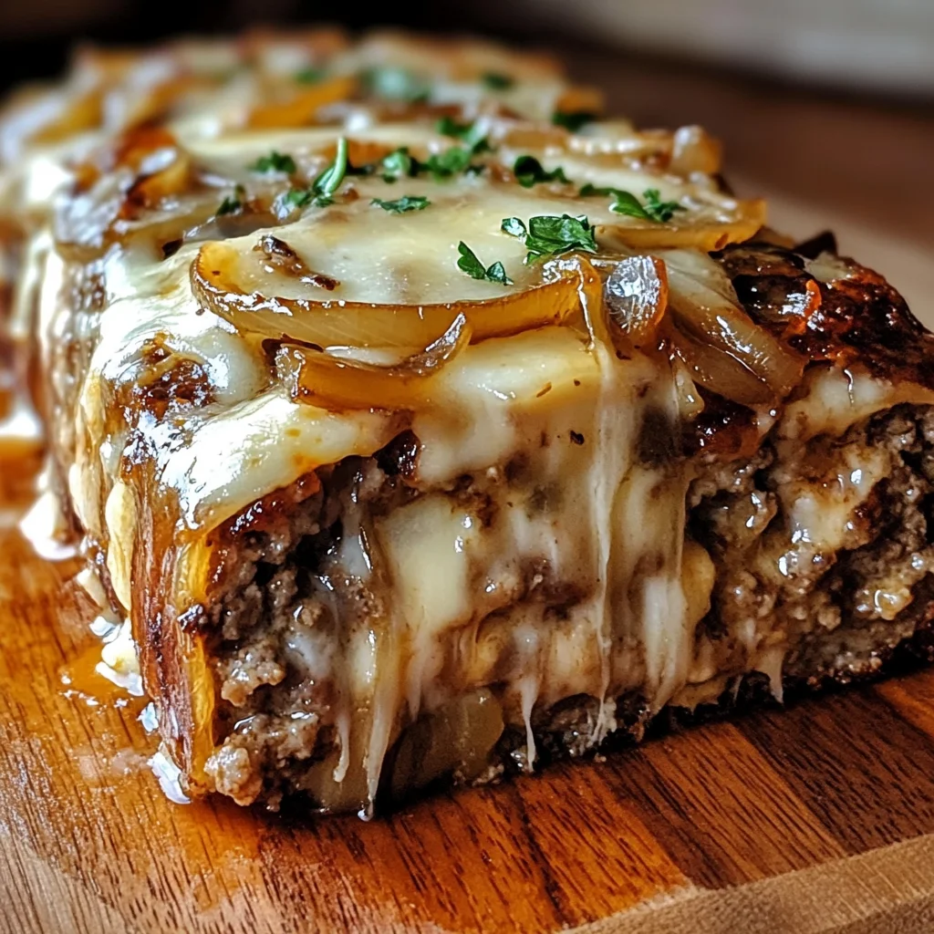 French Onion Meatloaf
