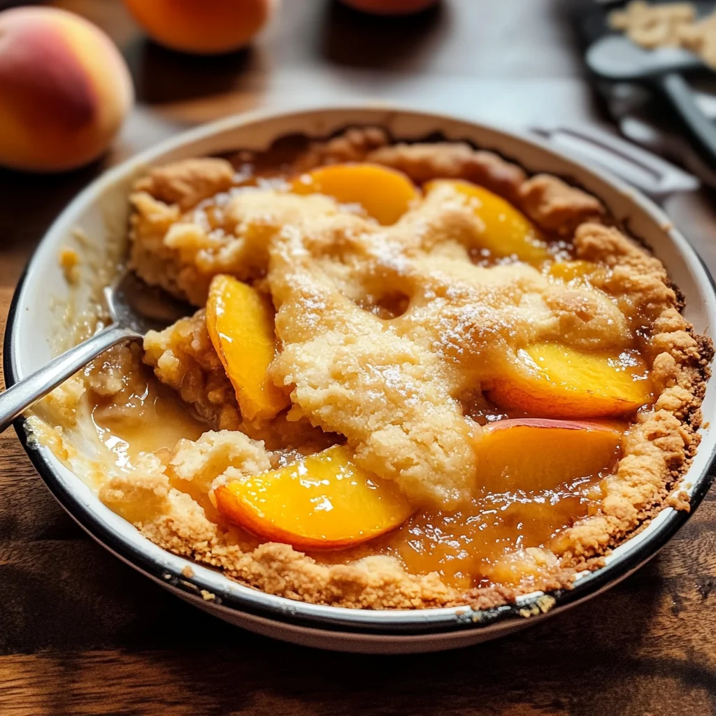 Fresh Peach Cobbler Recipe