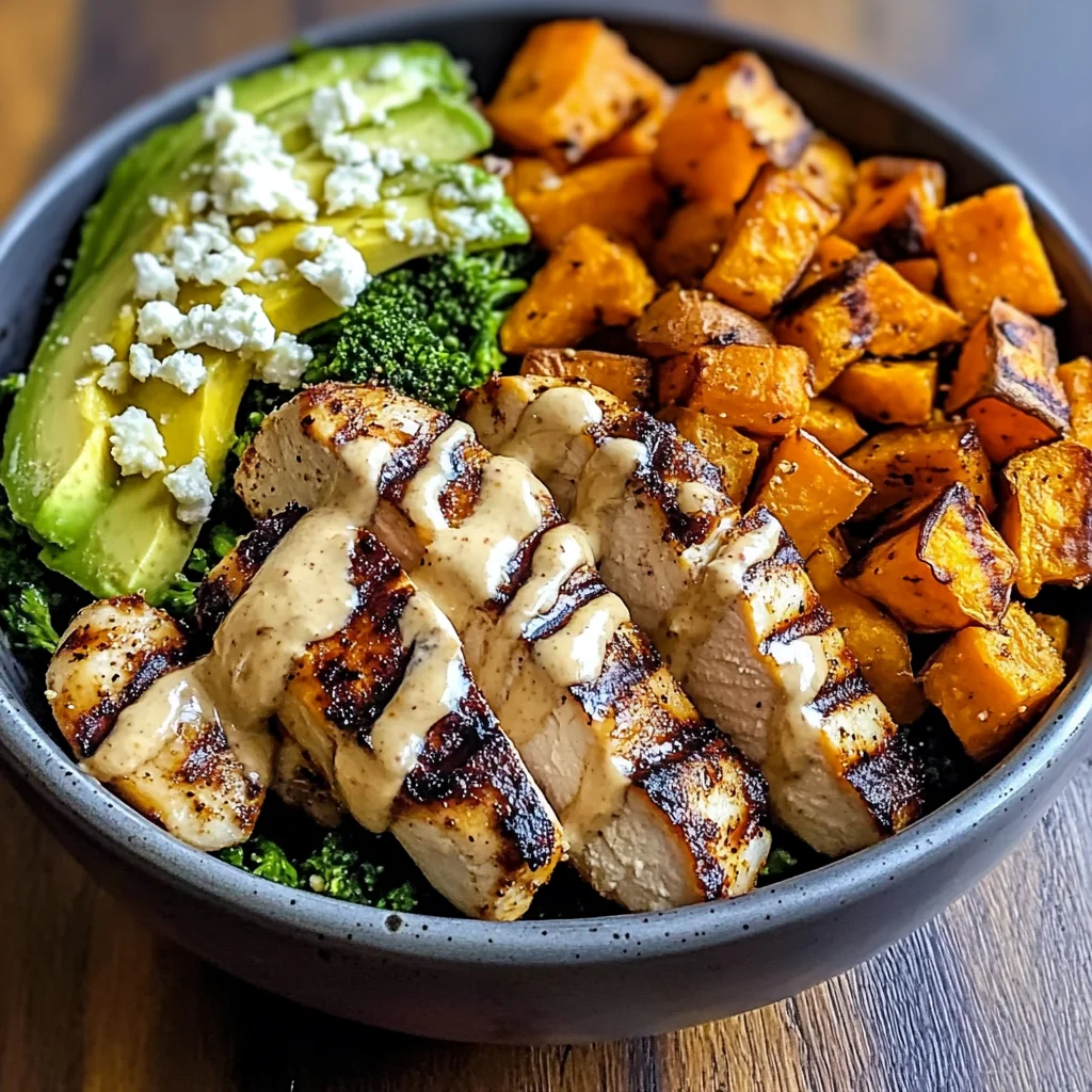 Grilled Chicken & Sweet Potato Bowl