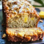 Hawaiian Banana Bread with Pineapple, Coconut & Macadamia Nuts