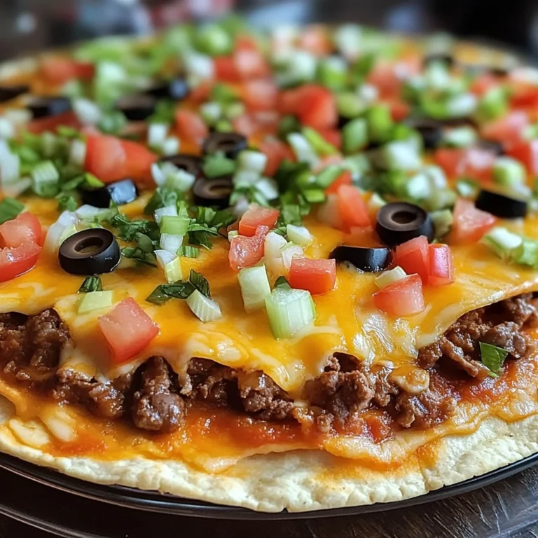 Homemade Mexican Pizza
