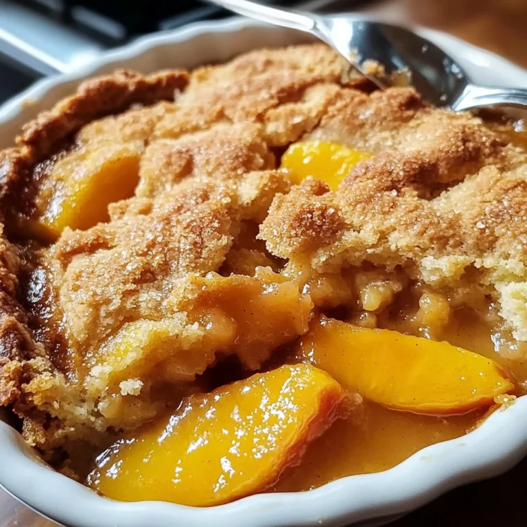 Homemade Peach Cobbler