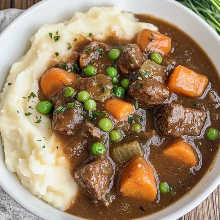 Irish Stew With Mashed Potatoes