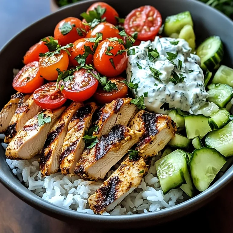 Mediterranean Chicken Bowls