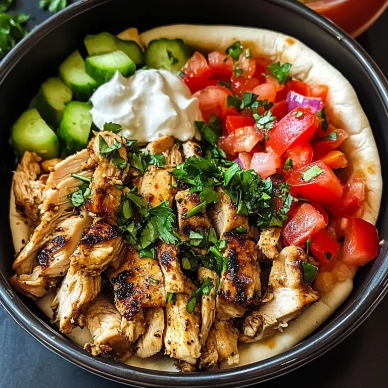 Middle Eastern Chicken Shawarma