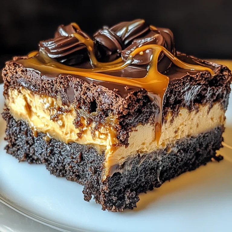 Milky Way Caramel Cheesecake Brownies