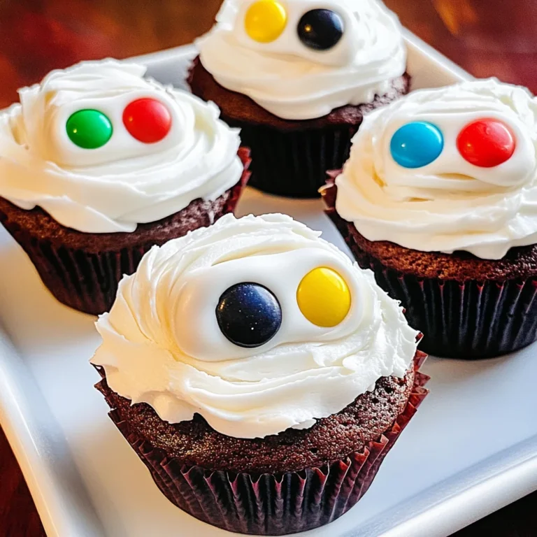 Mummy Cupcakes