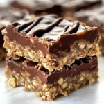 No Bake Chocolate Oatmeal Bars