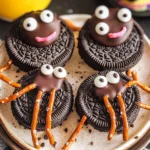 No Bake Oreo Spider Cookies