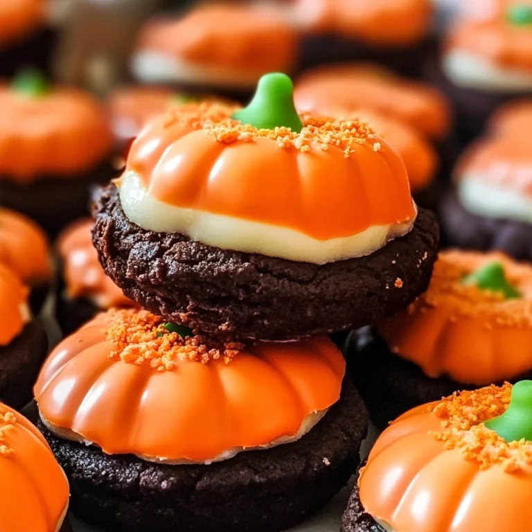 No Bake Pumpkin Patch Cookies