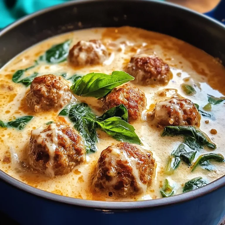 Savor the Comfort: Creamy Italian Meatball Soup to Warm Your Soul