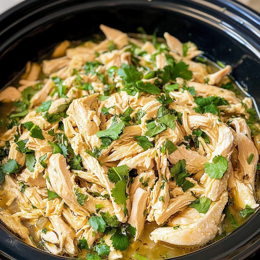 Slow Cooker Cilantro Lime Chicken
