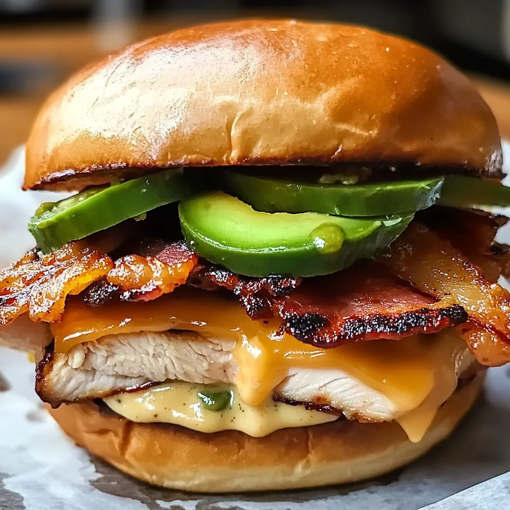 Spicy Grilled Chicken Avocado Sandwich
