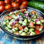 crisp cucumber salsa