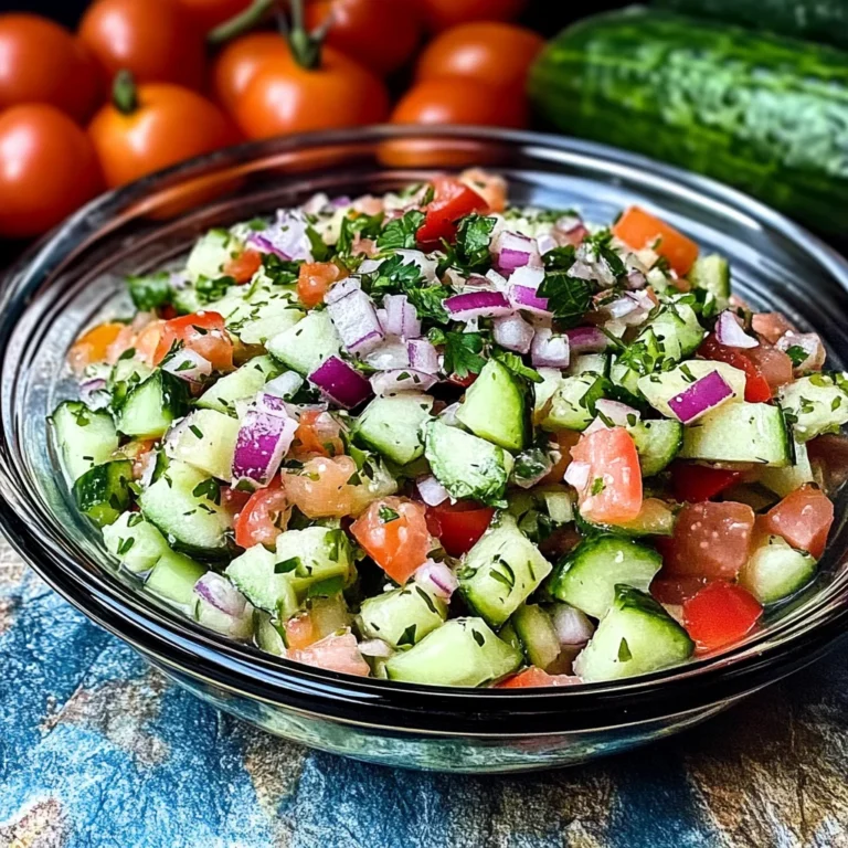 crisp cucumber salsa