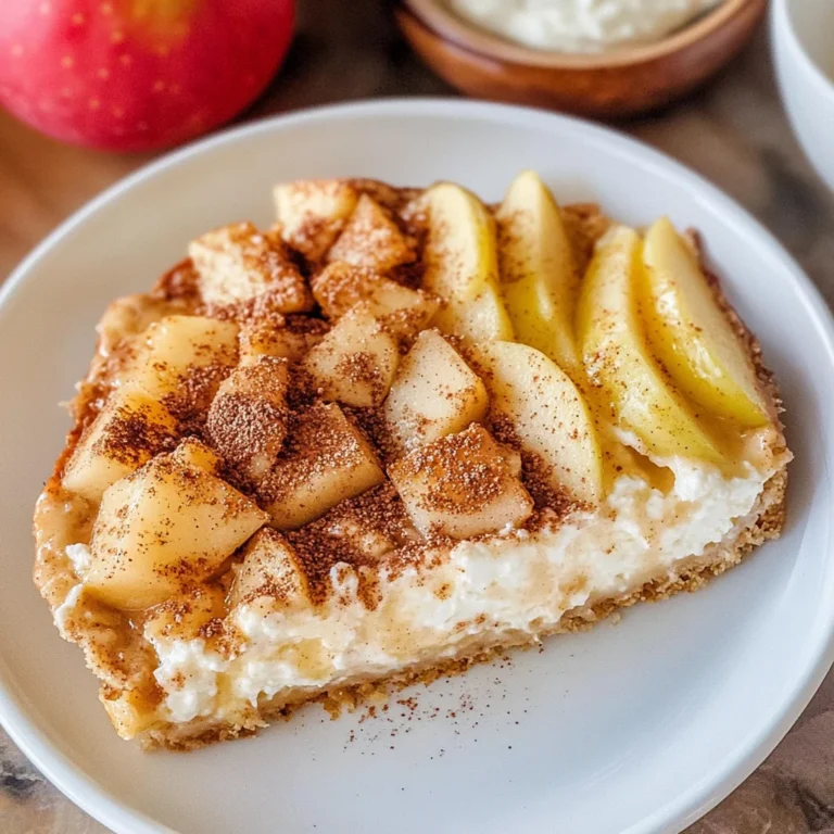 Apple Cinnamon Cottage Cheese Bake