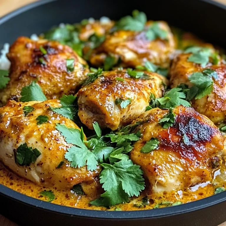 Baked Coconut Chili Chicken Thighs
