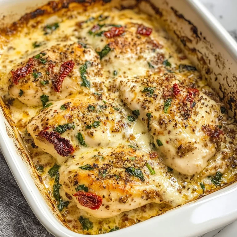 Baked Tuscan Chicken Casserole