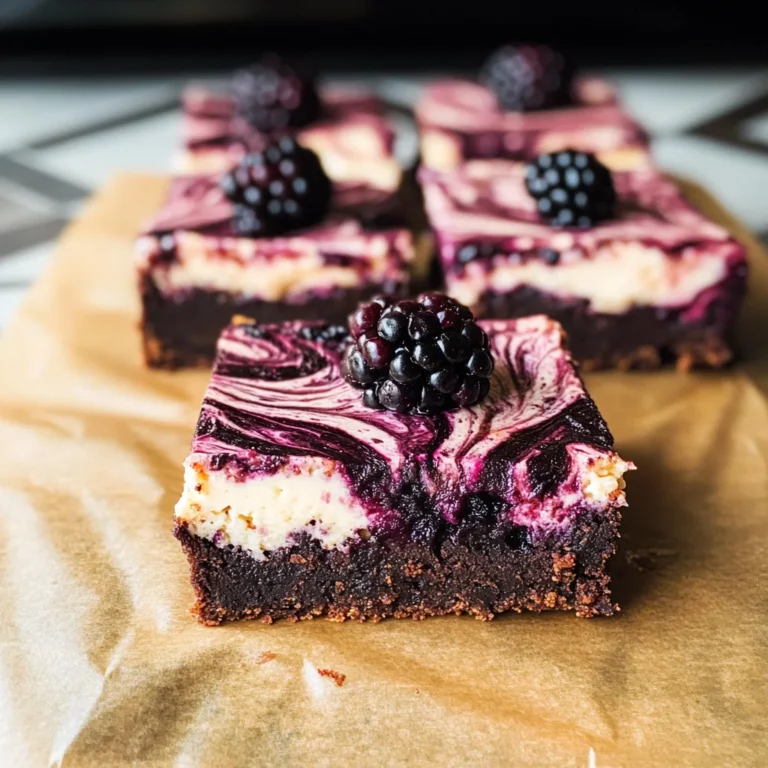 Blackberry Cheesecake Brownies