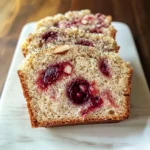 Cherry Almond Poppyseed Quick Bread