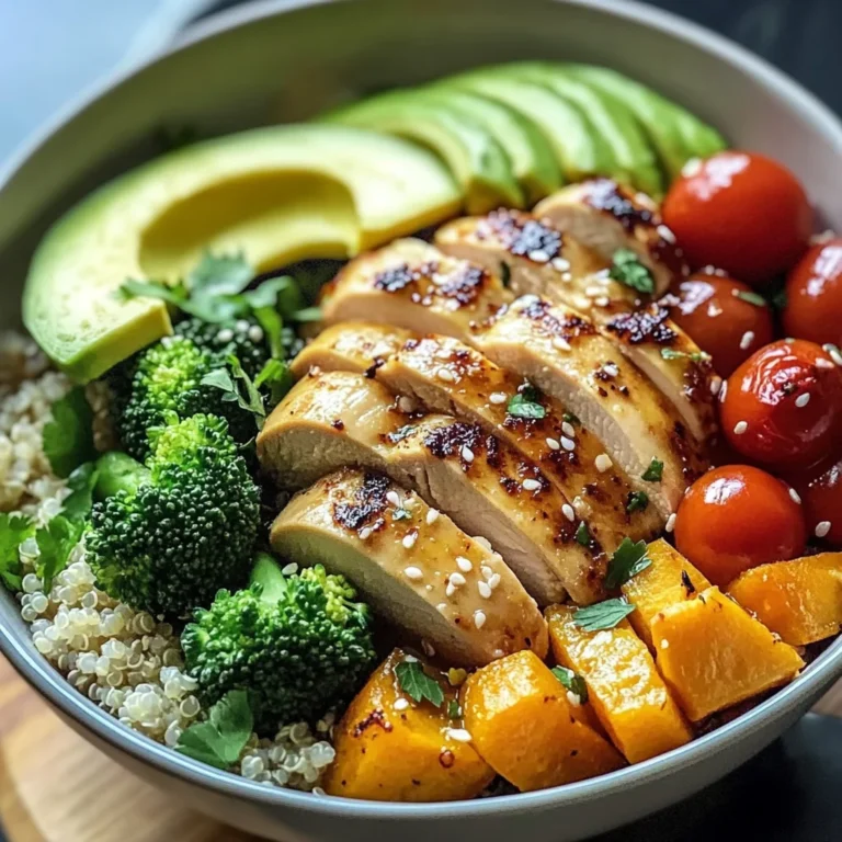 Chicken & Sweet Potato Buddha Bowl