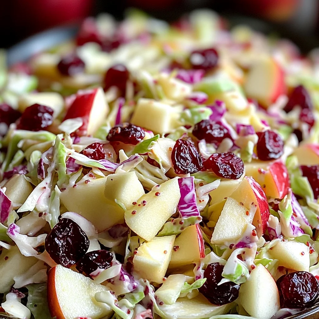 Cranberry Apple Coleslaw: A Delicious & Healthy Recipe