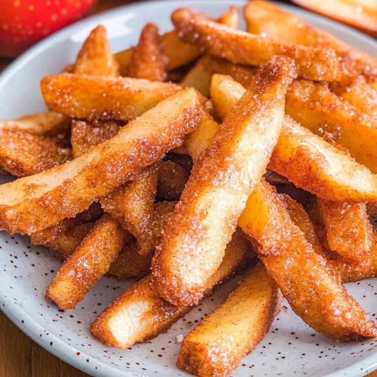Crispy Air Fryer Apple Fries