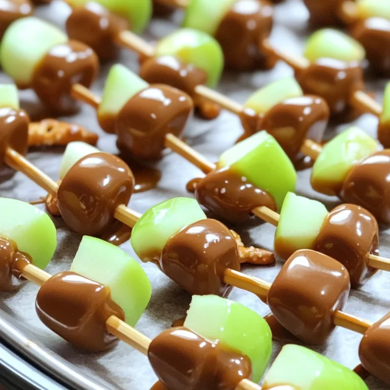 Easy Caramel Apple Bites