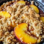 Easy Peach Crisp Recipe (Crispy & Juicy)
