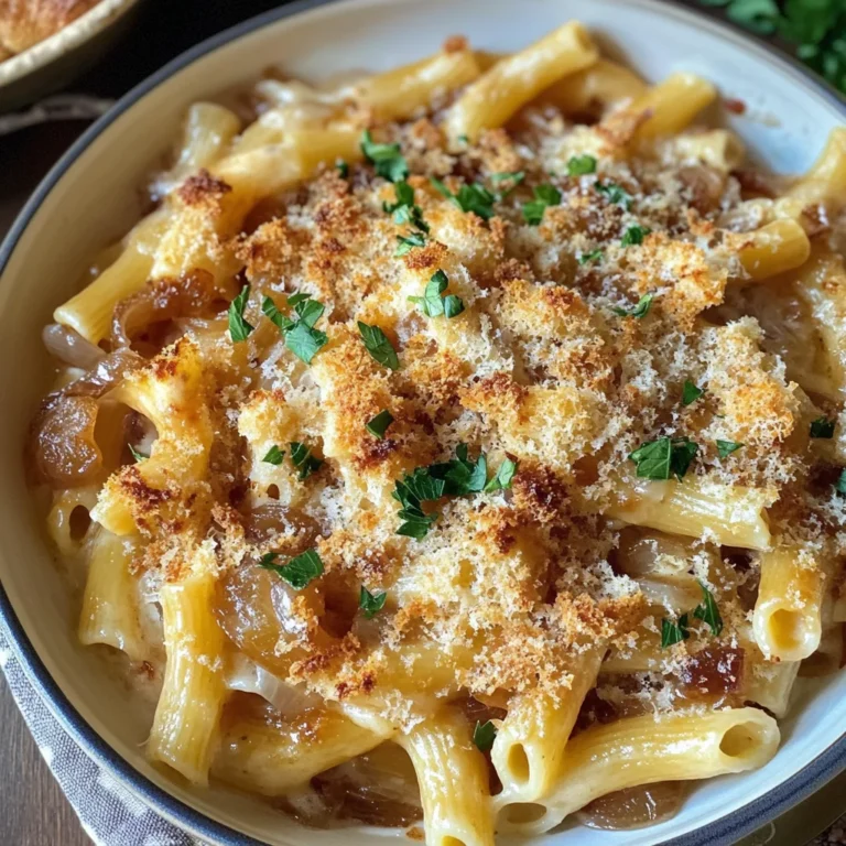 French Onion Soup Pasta Recipe