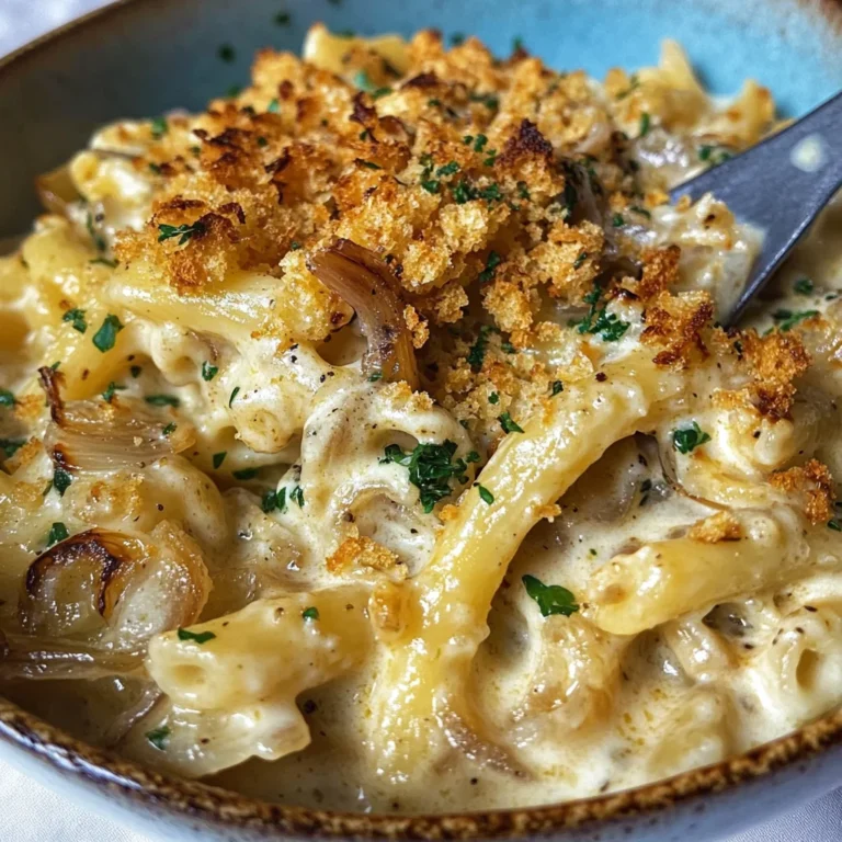 French Onion Soup Pasta Recipe