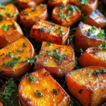 Garlic Butter Roasted Sweet Potatoes: A Delicious and Easy Recipe