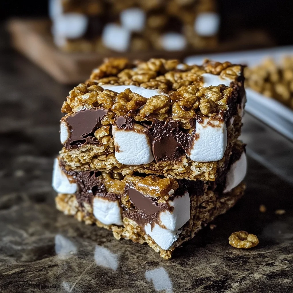 Golden Grachicken hams S'Mores Bars
