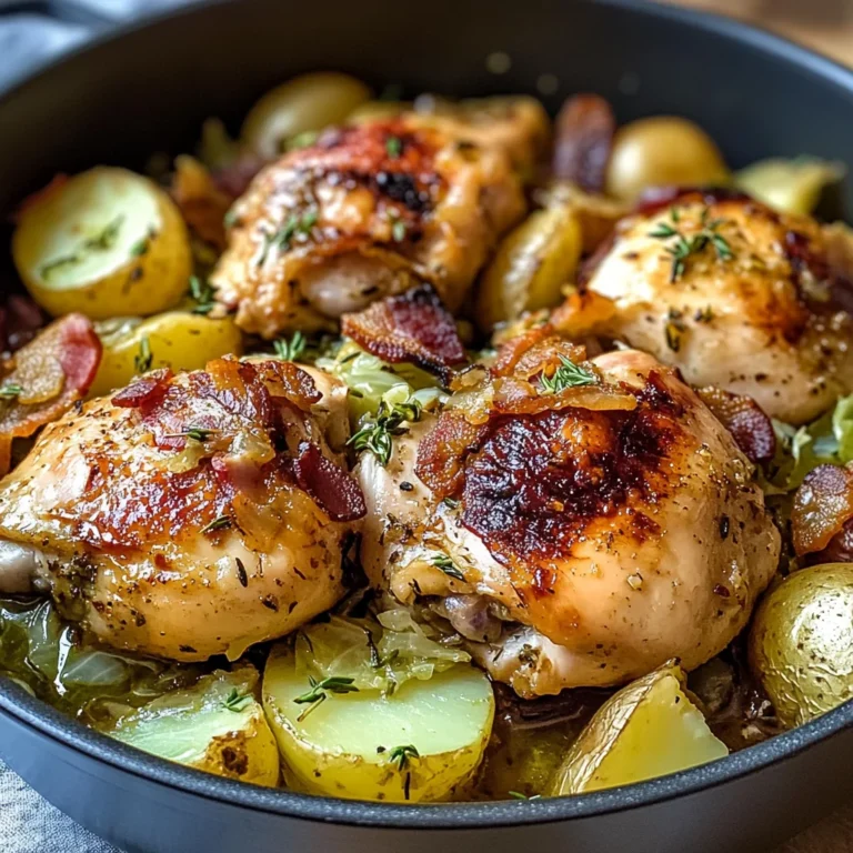 Irish Chicken with Cabbage and Potatoes