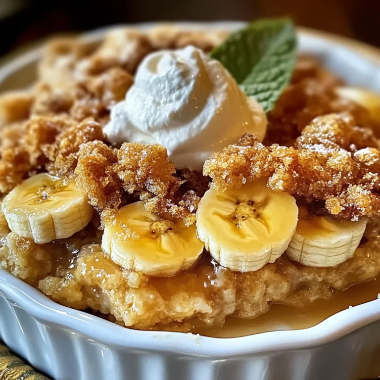 Irresistible Southern Banana Cobbler Recipe Sweet Delight