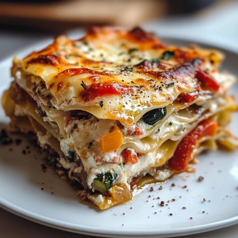 Loaded Veggie White Lasagna