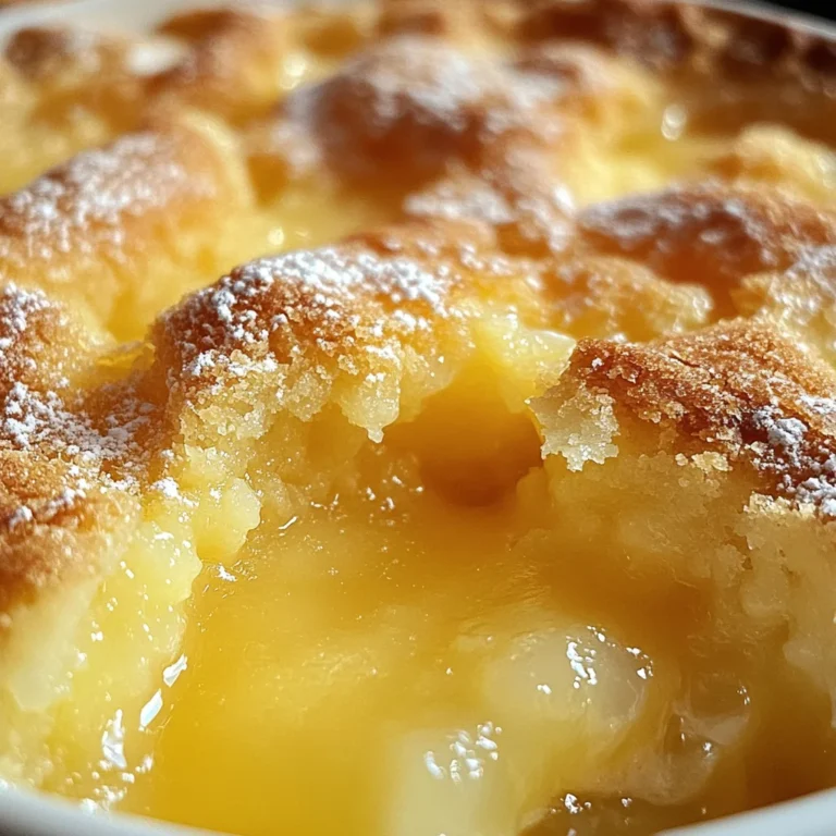 Magic Lemon Cobbler: A Sweet, Tangy Dessert Delight