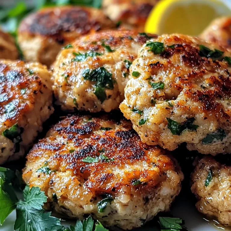 Mediterranean Chicken Patties